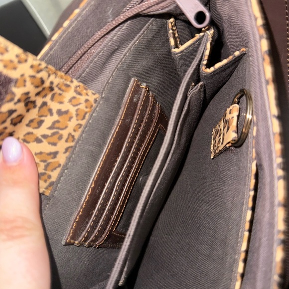 Vintage Leopard Print Liz Claiborne Purse - Picture 7 of 10